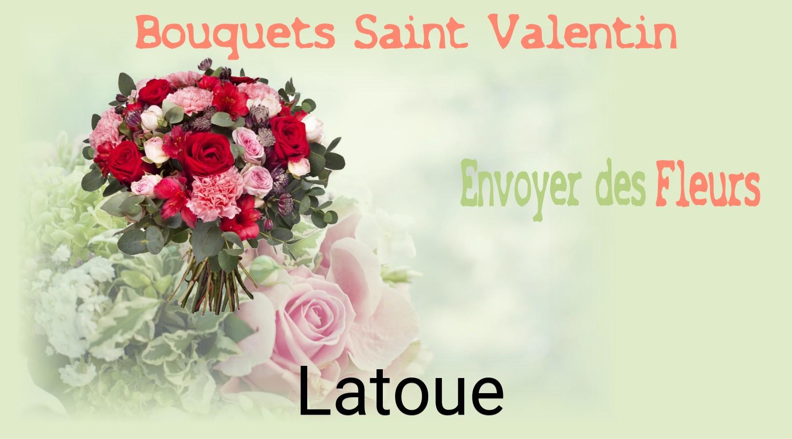 Roses de Saint-Valentin livrées à Latoue